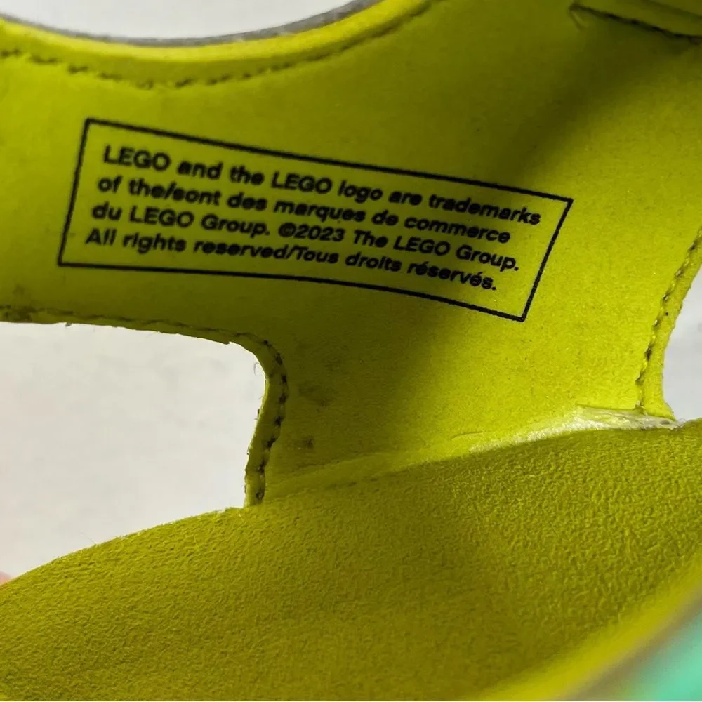 Adidas X Lego Terrex Captain Toey Core Green Glow Sandals Kids 6 Hiking Water